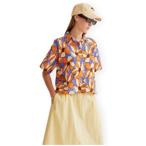 Compania Fantastica Topi & Bluze COMPA&Ntilde;IA FANT&Aacute;STICA Shirt 41012 - Flowers 22 Večbarvna Cene