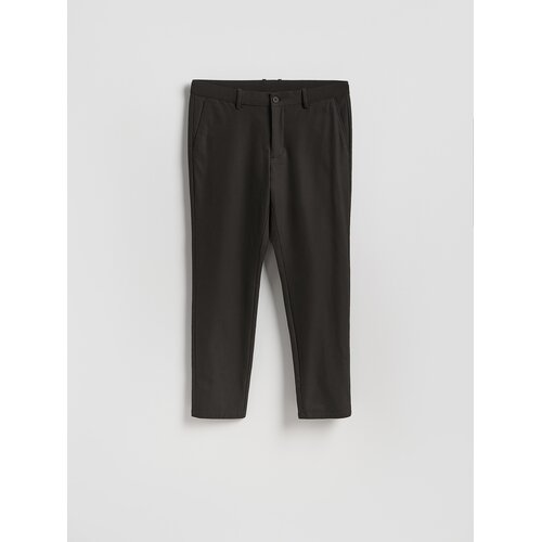 Reserved Chino slim fit hlače - tamnosmeđe Cijene
