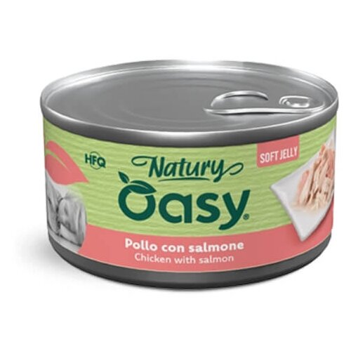 Oasy Dog Natury Adult fileji v želeju, konzerva - pi&scaron;čanec in losos - 150 g 150 g Cene