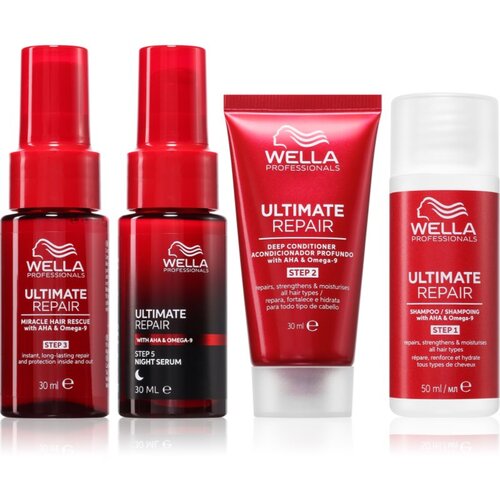Wella Professionals Ultimate Repair Travel Set potovalno pakiranje za po&amp;scaron;kodovane lase Slike
