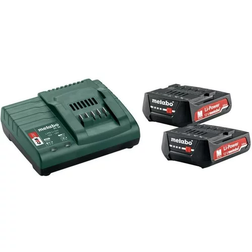 Metabo akumulatorska baterija in polnilec Basic Set 12V 2x 2.0 Ah 685300000