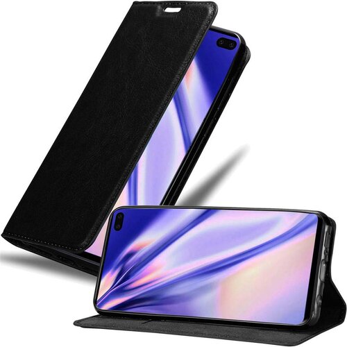 Cadorabo Ohi&scaron;je, združljivo z Samsung Galaxy S10 PLUS v nočna črna - Za&scaron;čitni ovitek z magnetnim zapiranjem, stoječo funkcijo in režo za kartice, (20558129) Cene