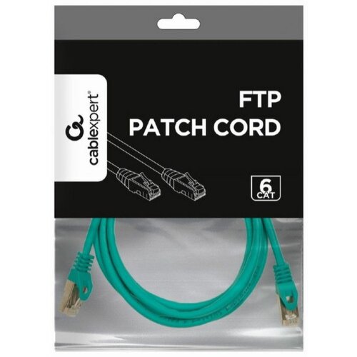 Gembird PP6-2M/G mrezni kabl/ CAT6 ftp patch cord 2m green Cene