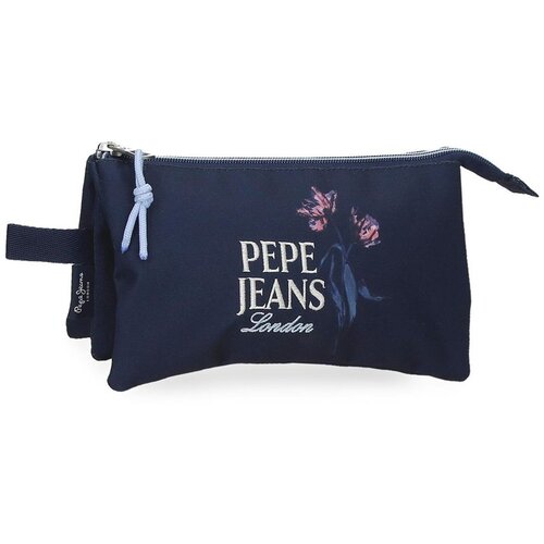 PepeJeans LENAY prazna pernica sa 3 pregrade - teget Cene