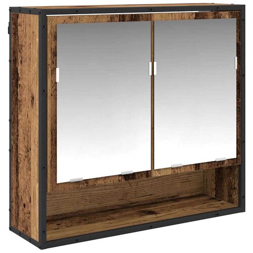 Set namje&amp;scaron;taja za kupaonicu 2 kom. Staro drvo Konstruirano drvo Smeđa 80 x 33 x 60 cm Slike