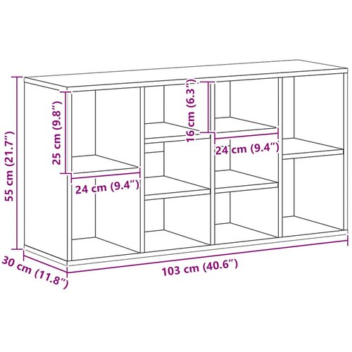  Klupa za cipele bijela 103 x 30 x 55 cm od konstruiranog drva Slike