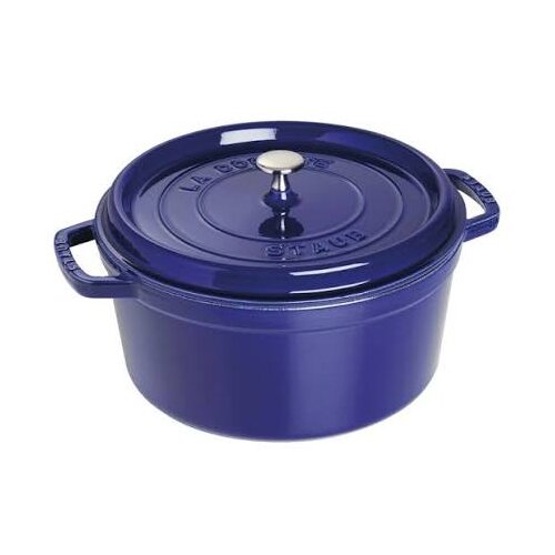 Staub La Cocotte 28cm rund, dunkelblau, Gusseisen Cijene