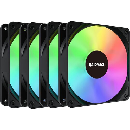 Raidmax 1 set (4pc) ventilatori za V151TBS650X crni Cene