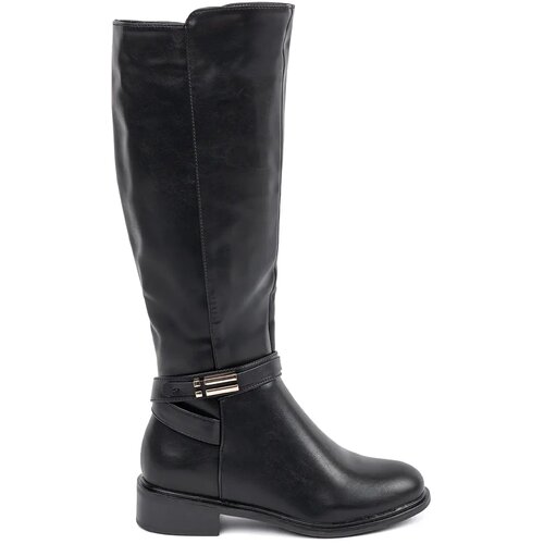 Shelvt Black classic women&amp;#039;s flat boots Slike