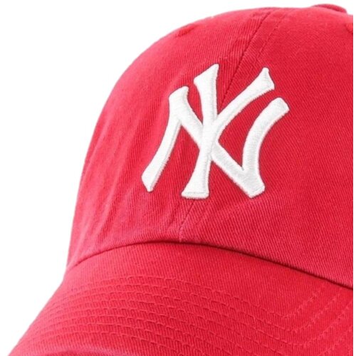 47 Brand Kape s &amp;scaron;iltom New York Yankees Clean Up Cap Rdeča Slike