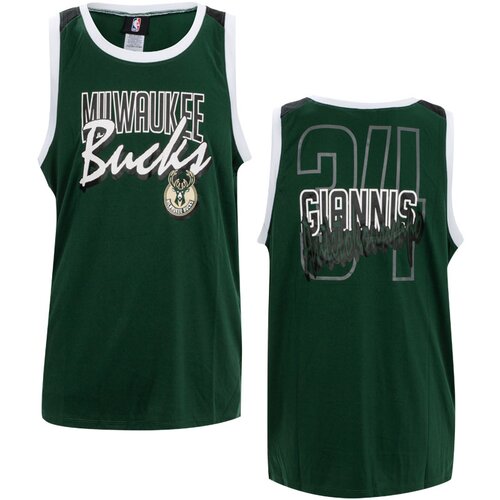  Giannis Antetokounmpo 34 Milwaukee Bucks Crew Neck Shooter Tank dres Slike