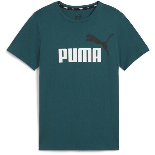 Puma ess+ 2 col logo tee zelena Slike