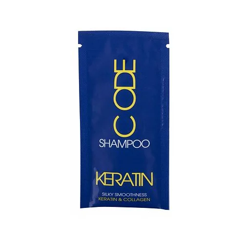 Stapiz keratin code šampon za poškodovane lase 15 ml za ženske