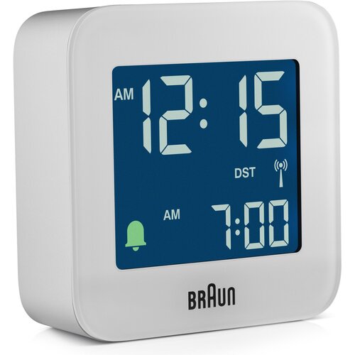 Braun BC 08 W-DCF radio budilica multiband bijela Slike