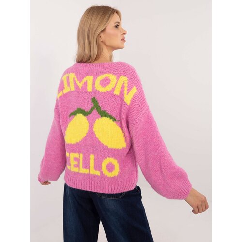 Fashionhunters Dark pink sweater Cijene