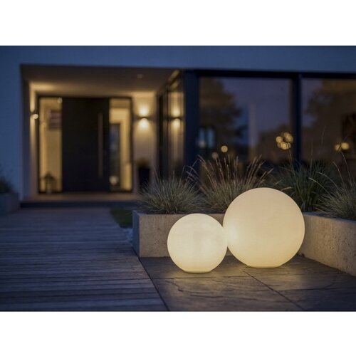 Kanlux 45933 - Spolja&amp;scaron;nja lampa STONO 1xE27/20W/230V prečnik 50 cm IP65 bela Slike