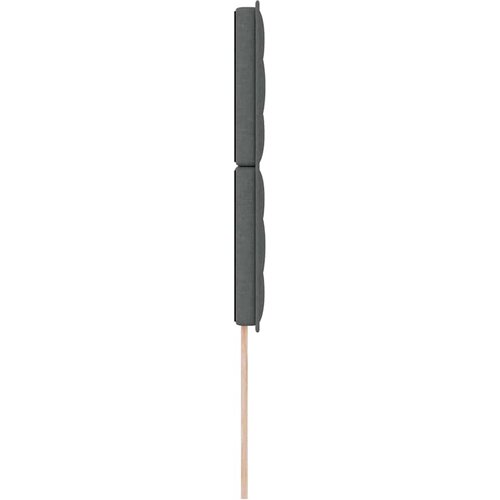  Uzglavlje Tamno siva 90 cm tkanina Slike