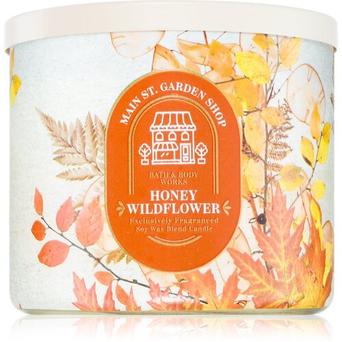 Bath & Body Works Honey Wildflower dišeča sveča 411 g Cene