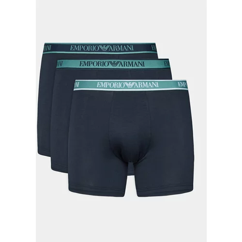 Emporio Armani Underwear Set 3 parov boksaric 111473 3F717 64135 Mornarsko modra