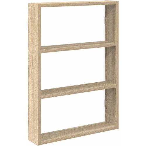 vidaXL Zidna polica sonoma hrast 43x9x60 cm konstruirano drvo Cijene