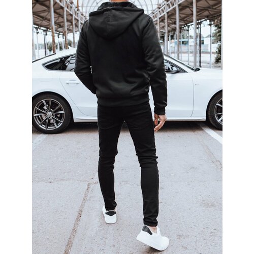 DStreet Men's insulated zipper sweatshirt black Slike