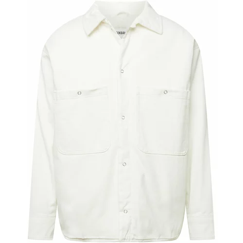 WEEKDAY Prijelazna jakna 'Aaron' bijela