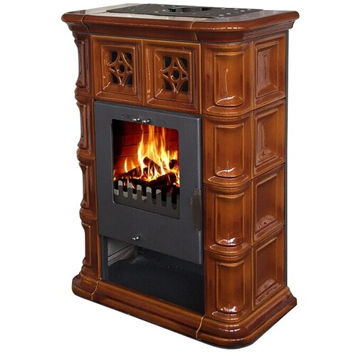 DOMOFIRE Kaminska peč Bonn II (7 kW, zlato rjava barva) Cene