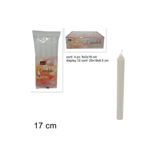  SET SVIJEĆA 4/1 BIJELE 17CM HL-GL45/4W Slike
