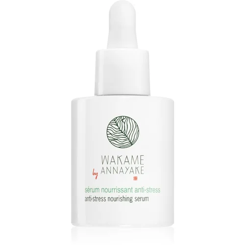 Annayake Wakame Anti-Stress Nourishing Serum pomirjajoči in hranilni serum za obraz proti gubam 30 ml