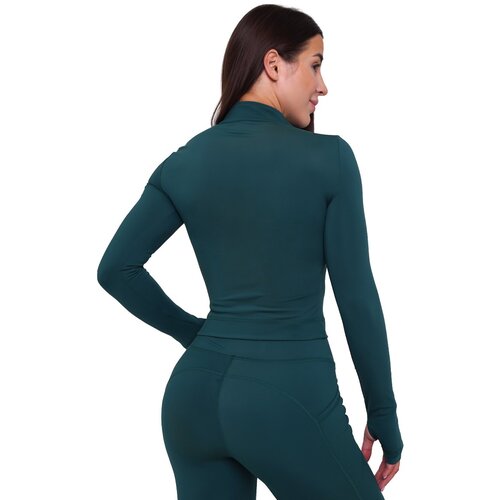 GymBeam ženska sportska majica ignite dark green 92263 Slike