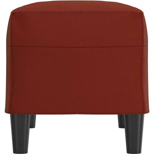  Klupa crvena boja vina 70 x 35 x 41 cm od umjetne kože Slike