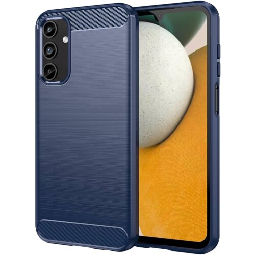  Silikonski ovitek za Samsung Galaxy A15 5G - mat carbon moder Cene