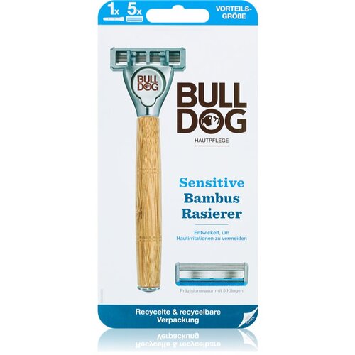 Bull Dog Sensitive Bamboo brijač + zamjenske britvice 1 kom Slike