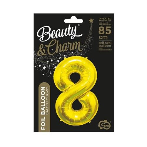  BALON FOLIJSKU ZLATNI 92CM BR.8 HS-C45ZM8 Cijene