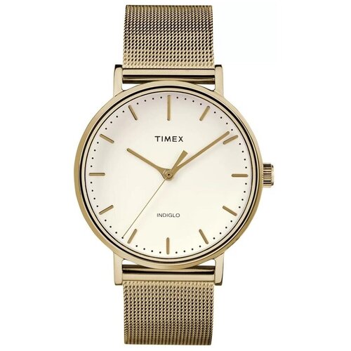 Timex Analogne ure ty576860 Bela Cene