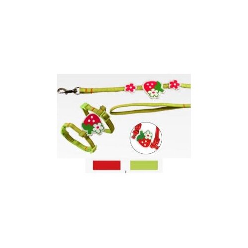  D.Najlon povodac+am Strawberry crveno Slike