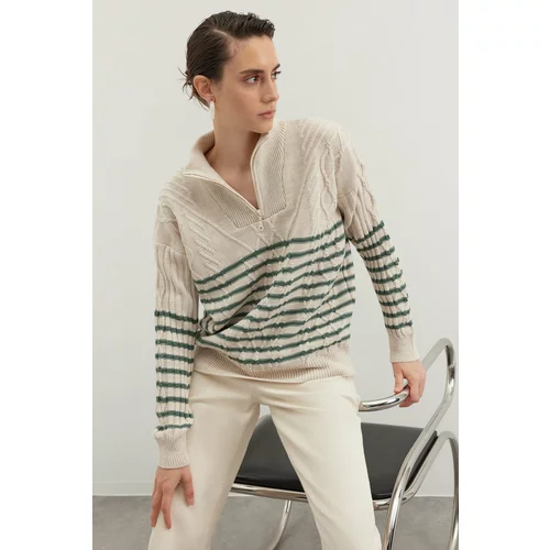 Trendyol Stone Wide fit Knitwear Sweater