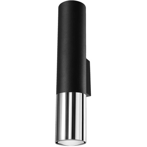  Stenska svetilka LOOPEZ črna/krom, (21347179) Cene