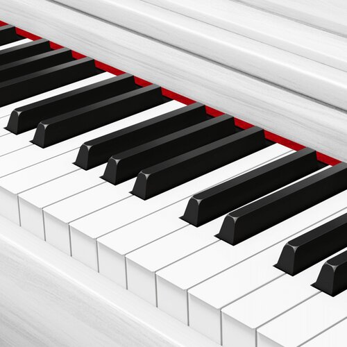 Kr&amp;uuml;ger&amp;amp;Matz KMDP-105-WH &amp;ndash; Digitalni pianino s 88 tipki, klavirska mehanika, 192 glasa, Bluetooth 5.0, 3 pedale, bijeli Slike