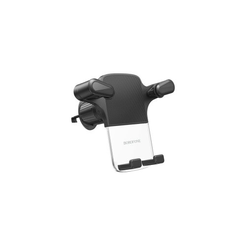 Univerzalni auto držač nosač za mobitel BOROFONE BH86 Crystal ice car air outlet black Slike
