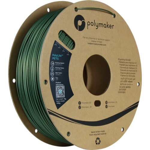 Polymaker PolyLite PETG Dark Green Slike