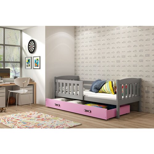 BestBed DJE�JI KREVET KUBUS 190X80 - GRAFIT-Roza Cijene