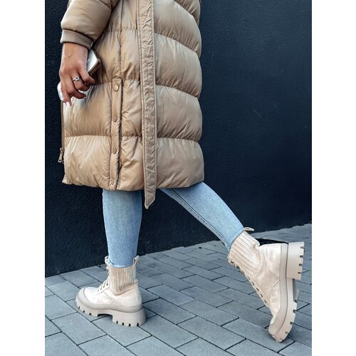 DStreet Women&amp;#039;s quilted coat GLAMMANT beige Slike