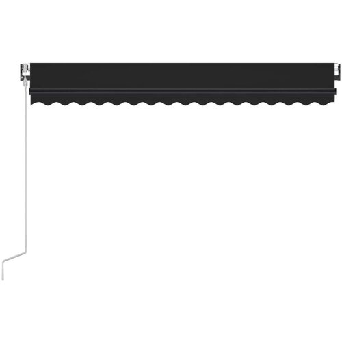  Automatska tenda sa senzorom za vjetar LED 400x350 cm antracit Slike