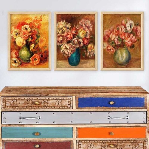 Wallity Set uramljenih slika 3NTC_UN3965912, 3 Dela Cene