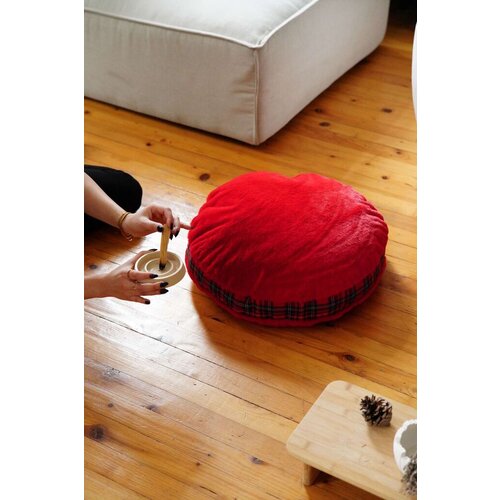 Aberto Design dekorativni jastuk Pelus, Crveni Slike