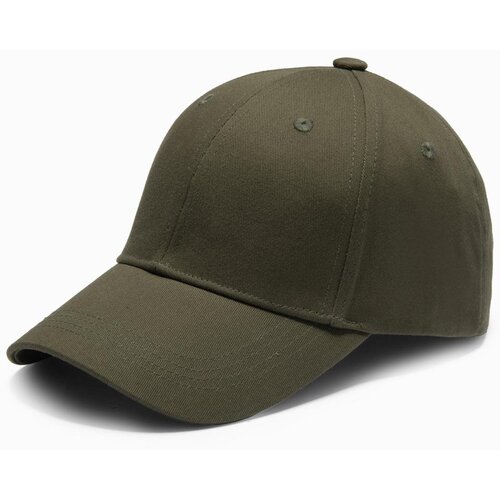 Ombre Men's one-color baseball cap - khaki Slike