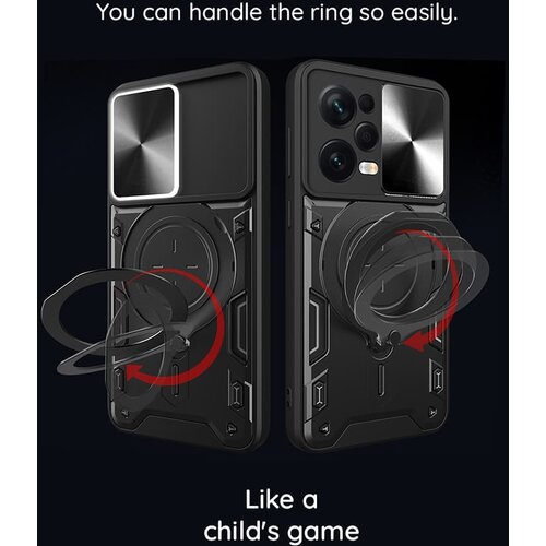 Techsuit CamGuard Pro za&amp;scaron;titna maska za Honor 200 Lite - crna Slike