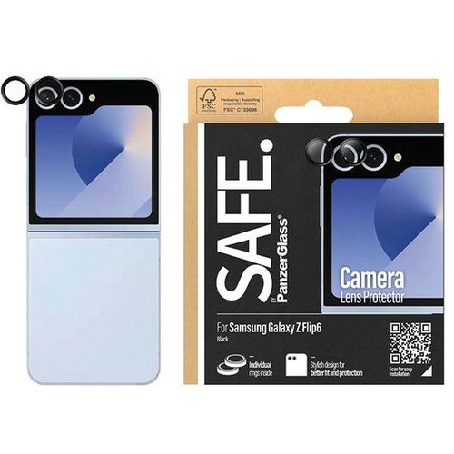PanzerGlass OVITEK ZA KAMERO SAFE BY ZA SAMSUNG GALAXY Z FLIP 6 ČRN OKVIR, (21911697) Slike