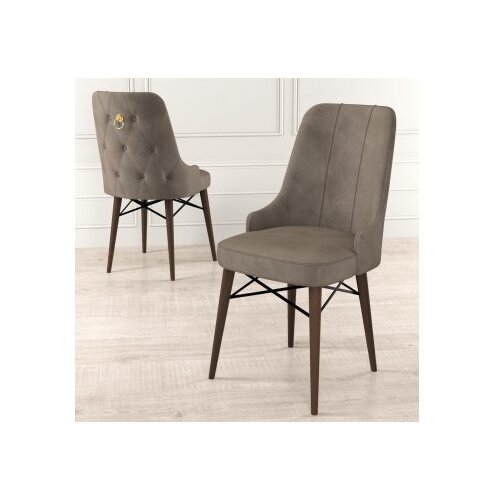 Hanah home Pare set trpezarijskih stolica, 6 dijelova, smeđa boja Cene